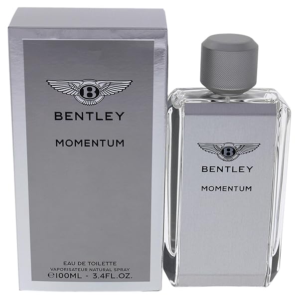 BENTLEY Bentley Momentum Eau De Toilette Spray for Men - 3.4 Fl Oz | Luxury Fragrance for Him