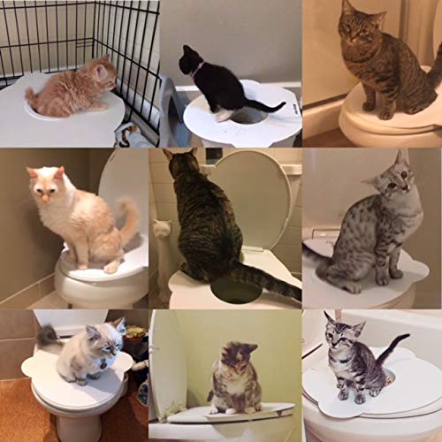Kitty's Loo Cat Toilet Training Kit by Kitty's Loo Original Trainer Seat American Made Portable Durable Reusable - View 6 of 7