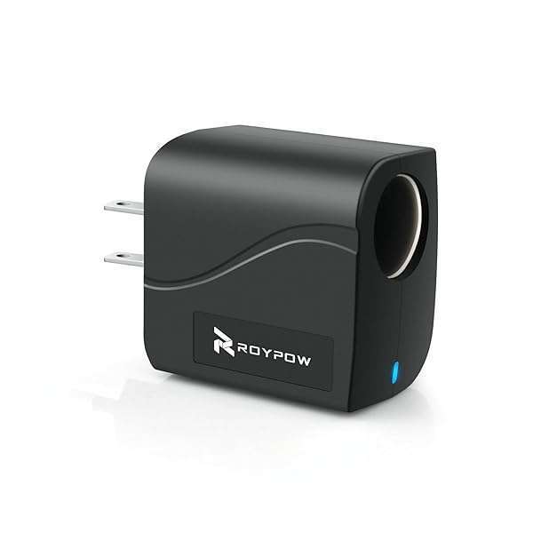 RoyPow RoyPow 2A AC to DC Converter 12V Adapter for Car Cigarette Lighter Socket - 24W Power Supply, Not for Pump or Inflator