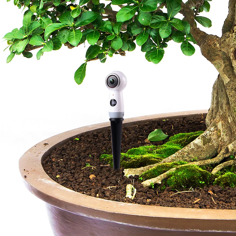 HOLACA Spike Pole Mount Ground Stake for Insta360 One R Samsung Gear 360 2017 Edition 360fly Ricoh Theta V SC2 M15 LG 360 Nikon Keymission Garmin Virb 360 - View 6 of 7