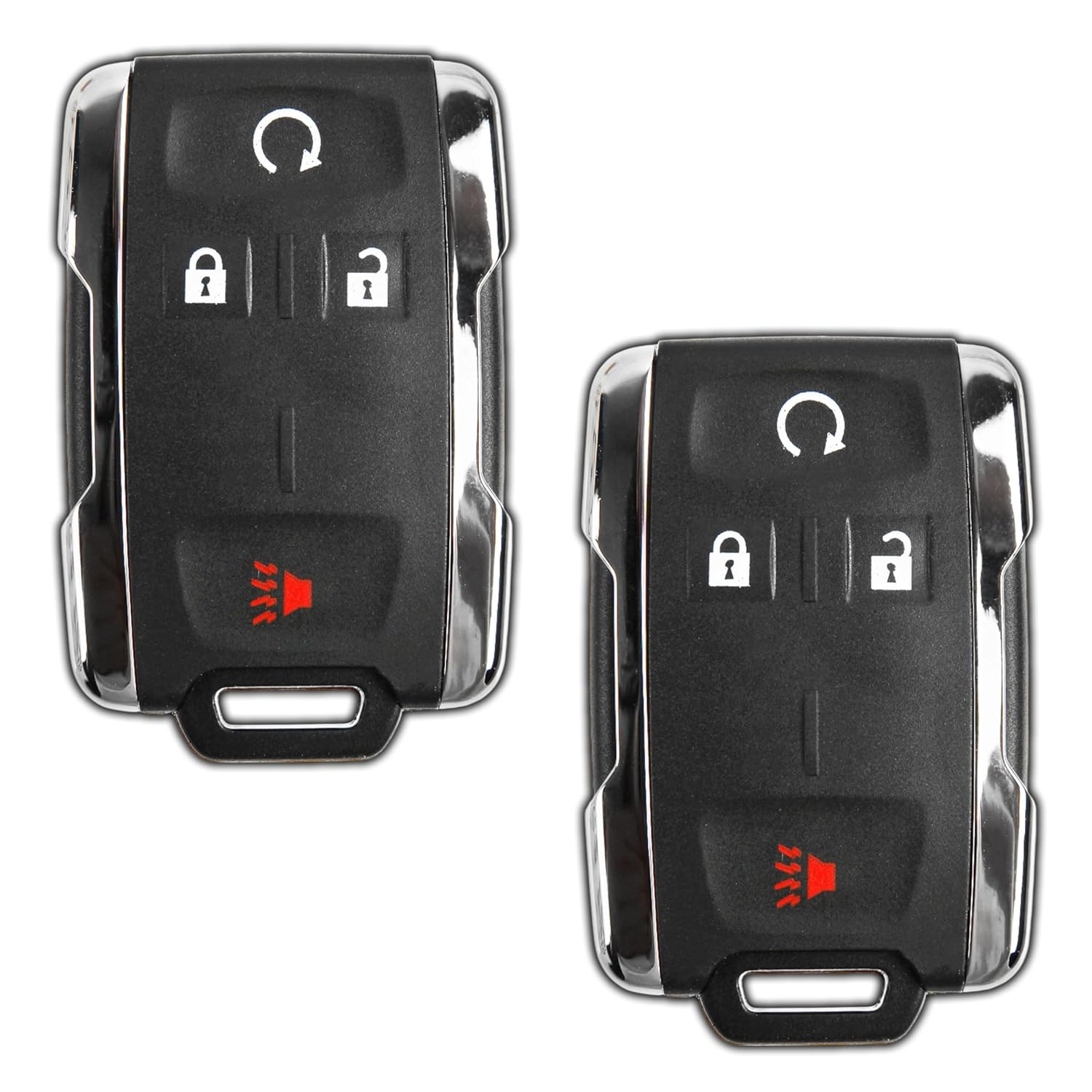KeylessOption KeylessOption Keyless Entry Remote Control Car Key Fob Replacement for Chevy GMC M3N32337100 Pack of 2