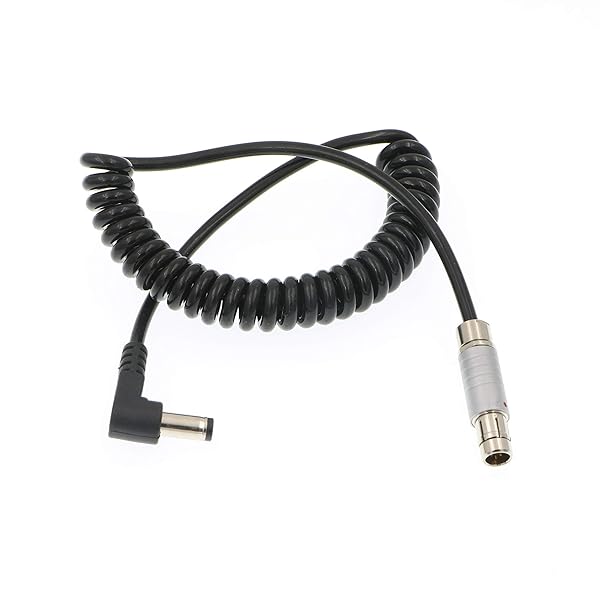 Uonecn Uonecn 3 Pin Male to Right Angle DC Spring Cable for Tilta Cameras Power Cable High Quality Durable Connection - View 4 of 10