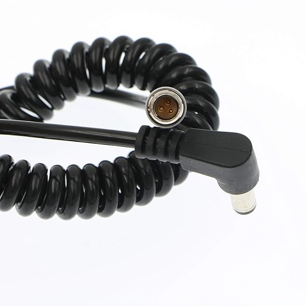 Uonecn Uonecn 3 Pin Male to Right Angle DC Spring Cable for Tilta Cameras Power Cable High Quality Durable Connection - View 5 of 10