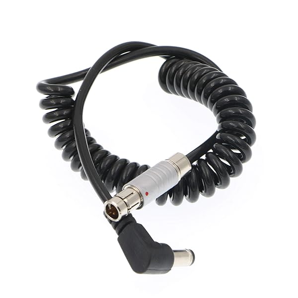 Uonecn Uonecn 3 Pin Male to Right Angle DC Spring Cable for Tilta Cameras Power Cable High Quality Durable Connection - View 9 of 10