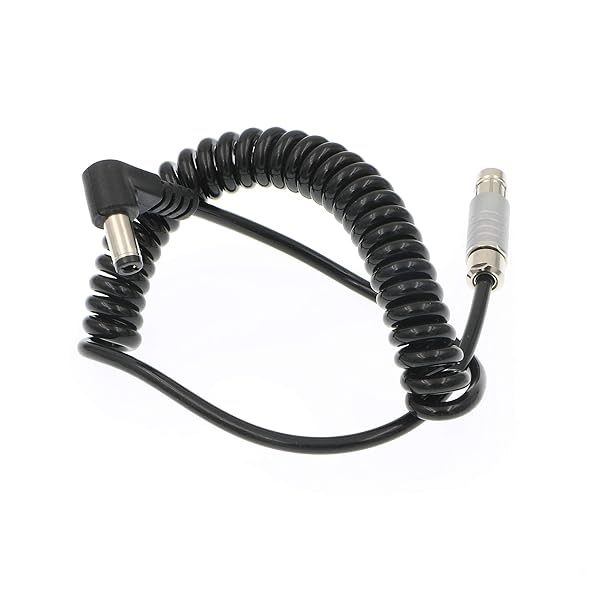 Uonecn Uonecn 3 Pin Male to Right Angle DC Spring Cable for Tilta Cameras Power Cable High Quality Durable Connection - View 10 of 10