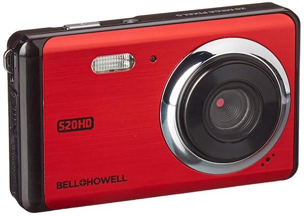Bell+Howell "Bell+Howell 20MP Digital Camera with 1080p HD Video & 3" LCD - Red S20HD-R Review & Features"