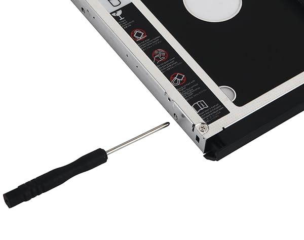 DY-tech DY-tech Hard Drive Enclosure Caddy for HP Elitebook 8560w 8570w 8760w 8770w with Faceplate Bezel and Mounting Bracket - View 4 of 8