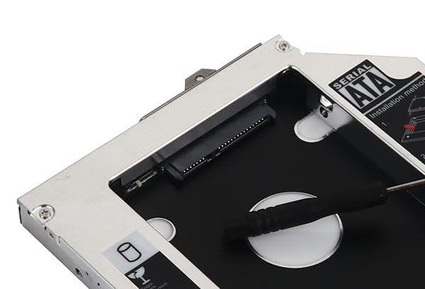 DY-tech DY-tech Hard Drive Enclosure Caddy for HP Elitebook 8560w 8570w 8760w 8770w with Faceplate Bezel and Mounting Bracket - View 5 of 8