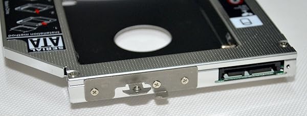 DY-tech DY-tech Hard Drive Enclosure Caddy for HP Elitebook 8560w 8570w 8760w 8770w with Faceplate Bezel and Mounting Bracket - View 8 of 8