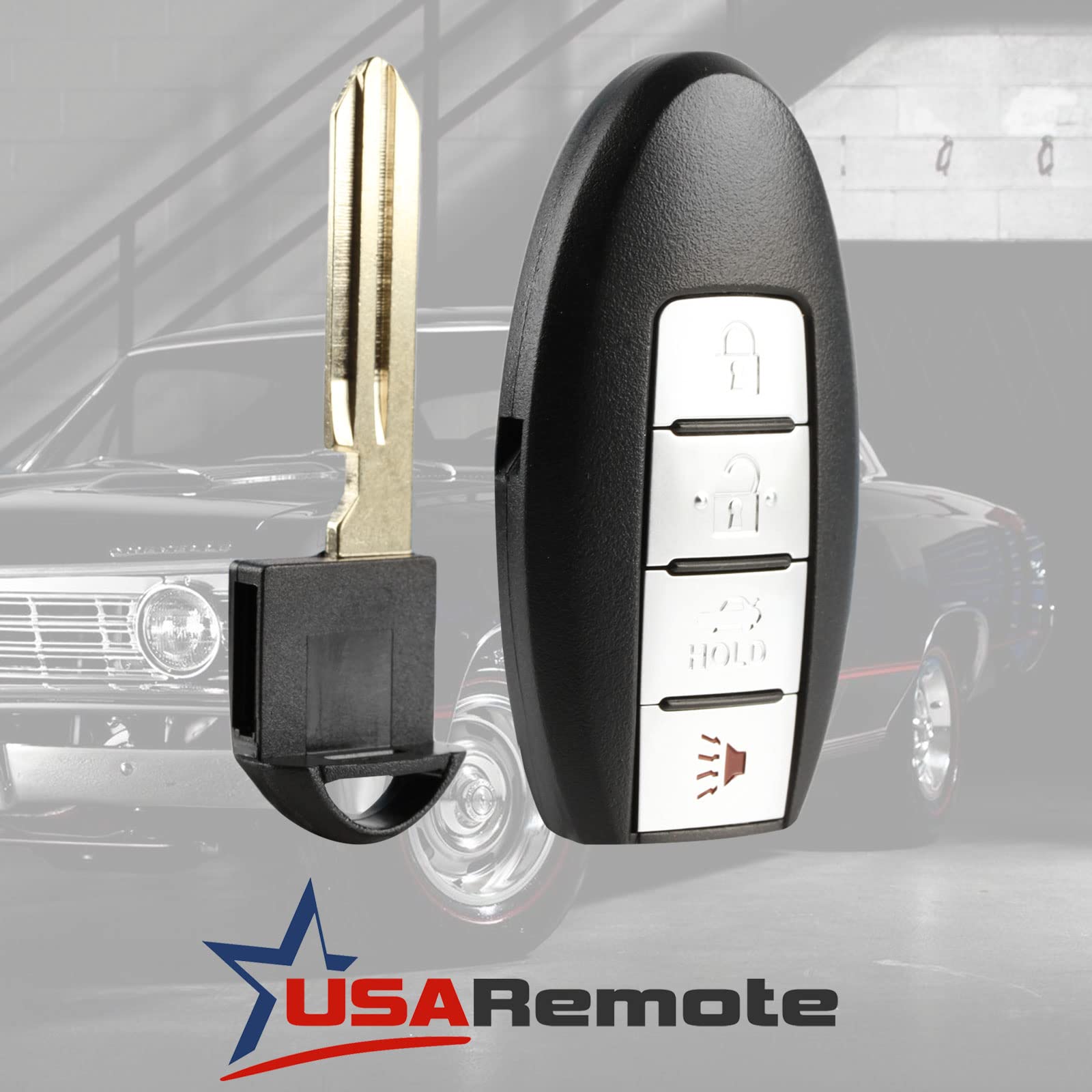 USARemote Key Fob Keyless Entry Remote for Nissan and Infiniti Models KR55WK48903 KR55WK49622 - View 2 of 6