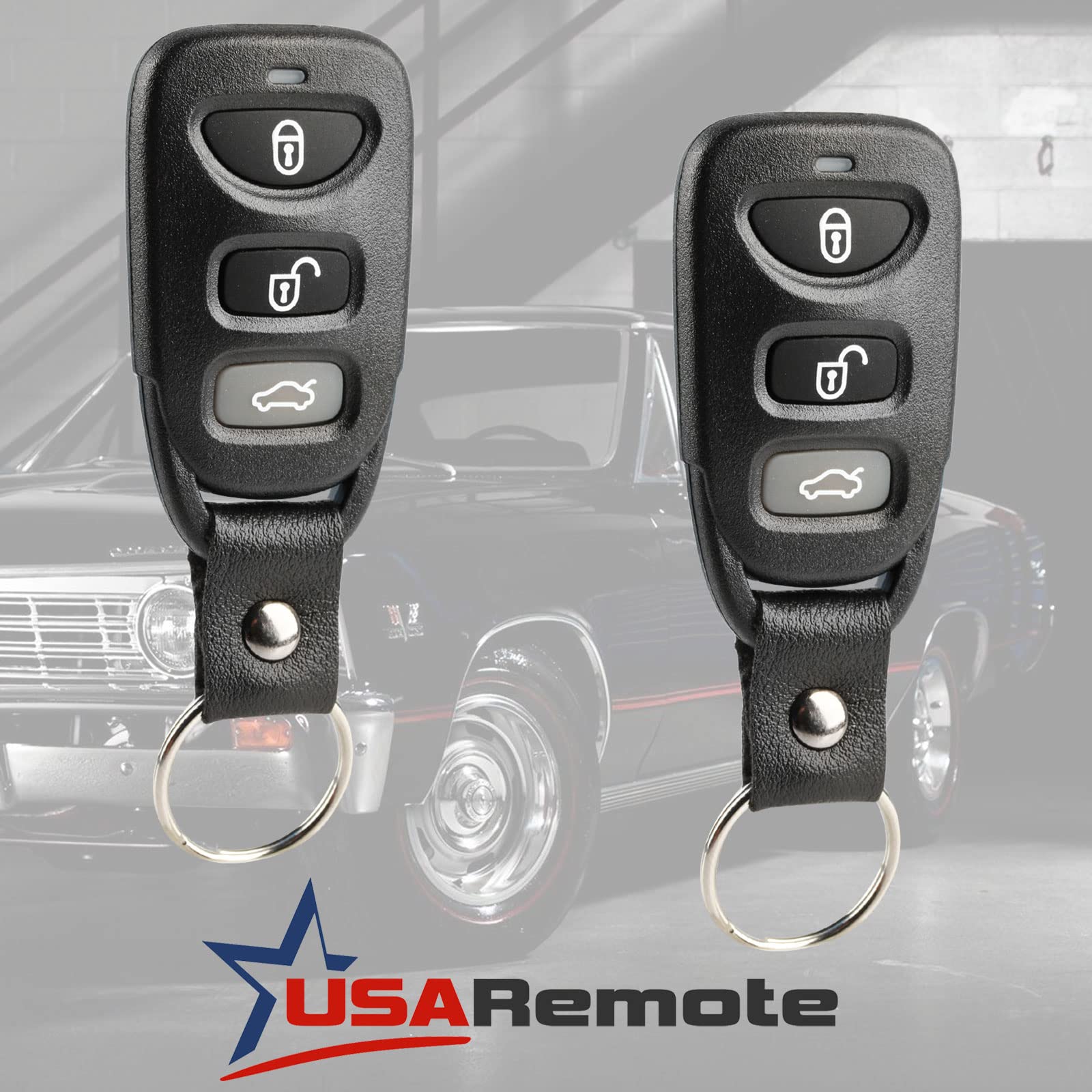 Car Key Fob Keyless Entry Remote Set of 2 for 2011-2015 Hyundai Sonata OSLOKA-950T - View 2 of 6