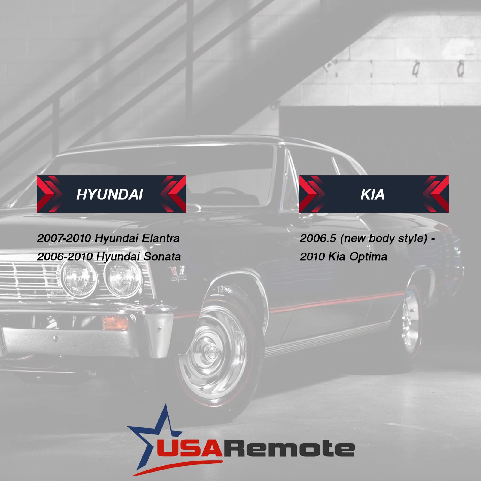 Car Key Fob Keyless Entry Remote Set of 2 for 2011-2015 Hyundai Sonata OSLOKA-950T - View 4 of 6