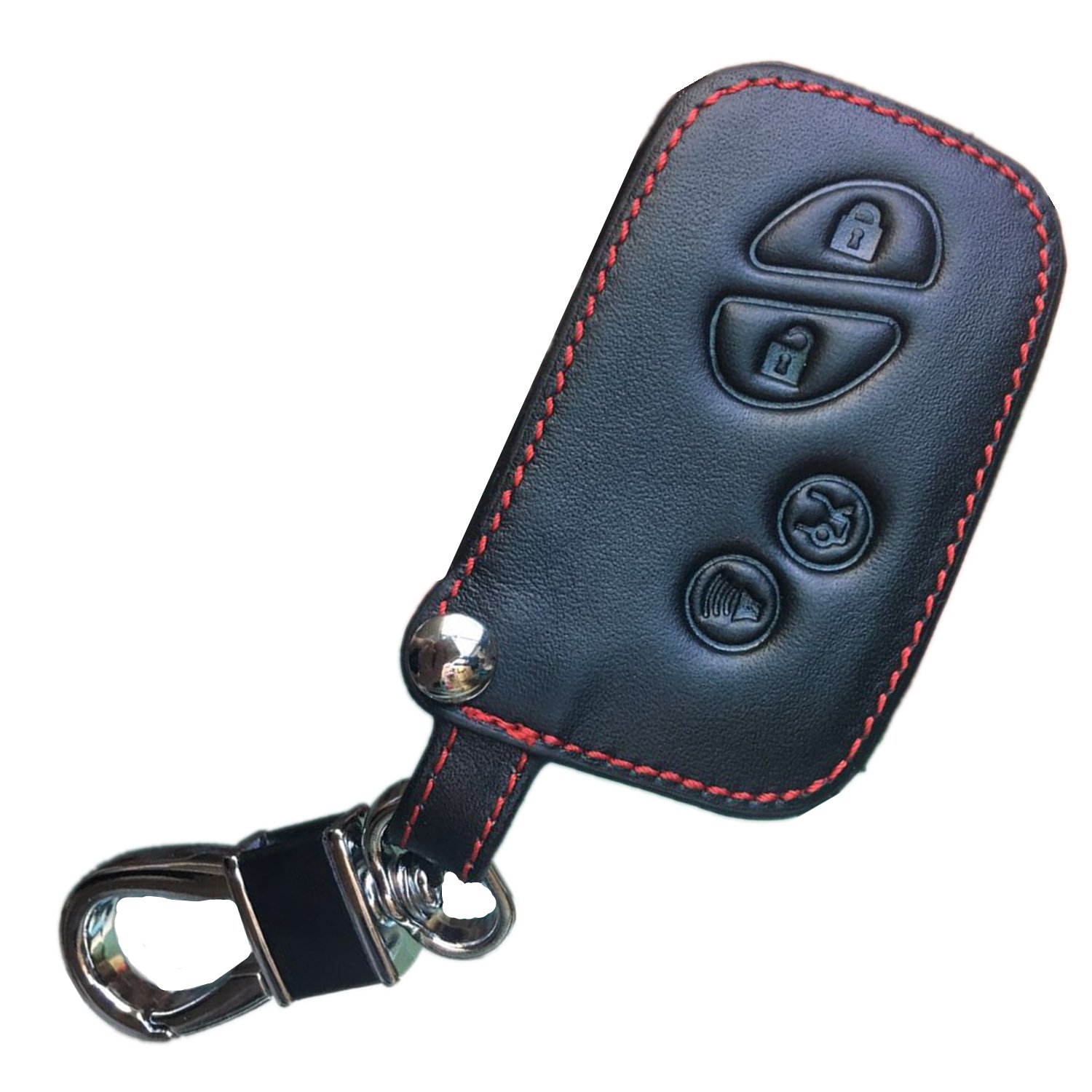 Rpkey Leather Keyless Entry Remote Control Key Fob Cover for Lexus ES350 GS300 GS350 GS430 IS250 LS460 and More