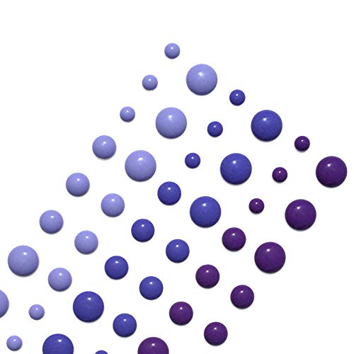 Daybreak Craft Pack of 10 Round Assorted Size Self Adhesive Enamel Dots 54pcs in 30 Mix Colors for Crafting and DIY Projects - View 3 of 6