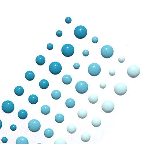 Daybreak Craft Pack of 10 Round Assorted Size Self Adhesive Enamel Dots 54pcs in 30 Mix Colors for Crafting and DIY Projects - View 4 of 6