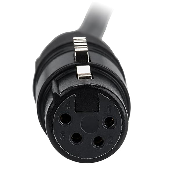 Fotodiox Fotodiox Power Adapter Cable 4Pin XLR Female to 4Pin XLR Male 67.5in for Reliable Power Connection - View 4 of 8