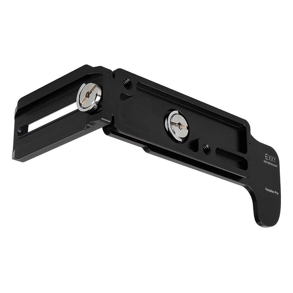 Fotodiox Exxy L-Bracket for Fujifilm GFX 50S All Metal Black Camera Hand Grip for Arca Swiss Quick Releases by Fotodiox Pro - View 4 of 9