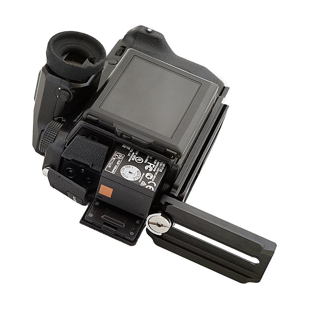 Fotodiox Exxy L-Bracket for Fujifilm GFX 50S All Metal Black Camera Hand Grip for Arca Swiss Quick Releases by Fotodiox Pro - View 6 of 9