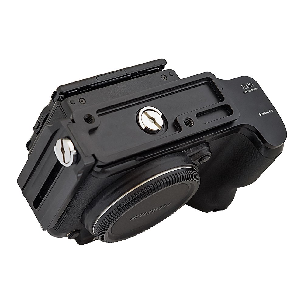 Fotodiox Exxy L-Bracket for Fujifilm GFX 50S All Metal Black Camera Hand Grip for Arca Swiss Quick Releases by Fotodiox Pro - View 8 of 9