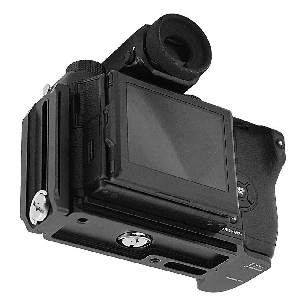 Fotodiox Exxy L-Bracket for Fujifilm GFX 50S All Metal Black Camera Hand Grip for Arca Swiss Quick Releases by Fotodiox Pro - View 9 of 9