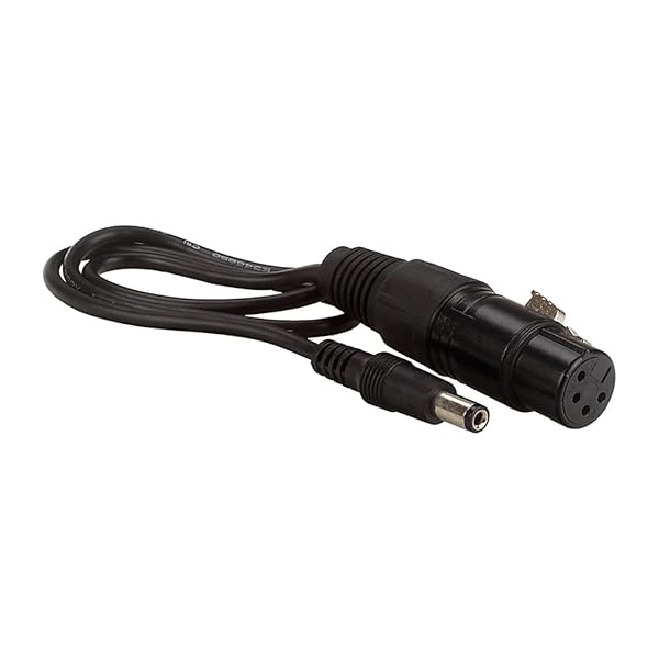 Fotodiox Fotodiox Power Adapter Cable 4 Pin XLR Female to 2.1mm Barrel DC 17 Inches for Reliable Power Connection - View 3 of 9
