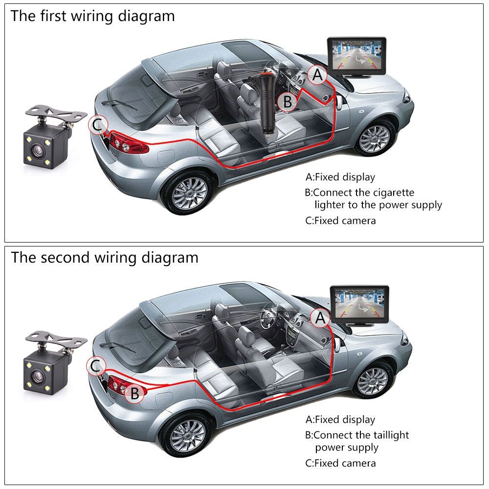 Navinio HD CCD Chip Car Rear View Camera for Hyundai Tucson IX35 2004-2017 Backup Reverse License Plate Light Parking Camera - View 7 of 7