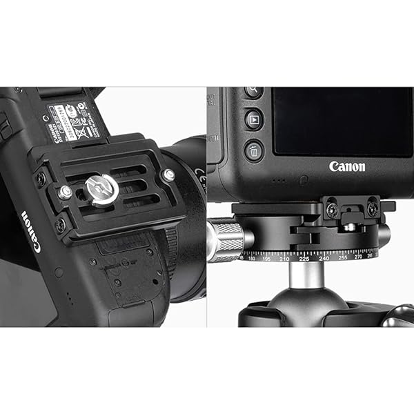 LEOFOTO Leofoto NP-60 Anti-Slip QR Plate: Retractable Backstop, Safety Screw & Strap Slot - Arca Compatible - View 3 of 4