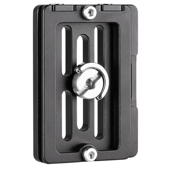 LEOFOTO Leofoto NP-60 Anti-Slip QR Plate: Retractable Backstop, Safety Screw & Strap Slot - Arca Compatible - View 4 of 4