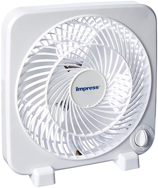 Impress Impress 9-Inch 3-Speed Box Fan Review: Compact Cooling Solution for Home & Office
