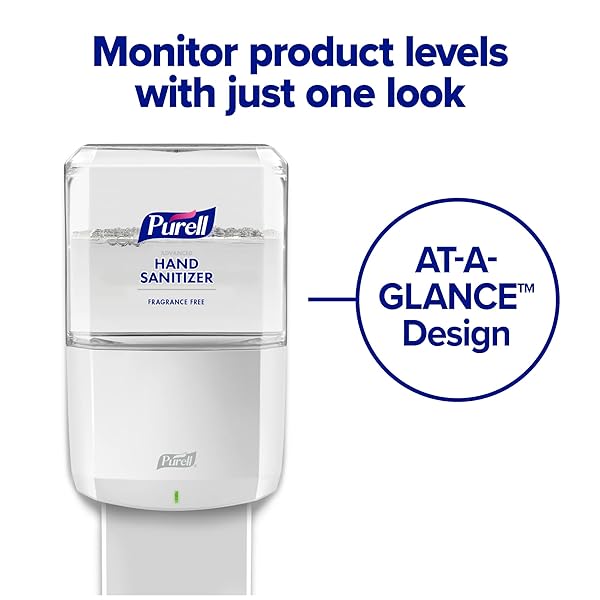 Purell PURELL ES8 Automatic Hand Sanitizer Dispenser - Energy-on-the-Refill, 1200 mL, White - Pack of 1 (Model 7720-01) - View 6 of 10