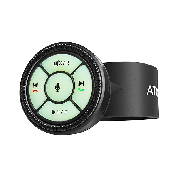 ATOTO ATOTO AC-44F5 Wireless Remote Control for Car Stereos - Luminous Buttons, Plug & Play, Compatible with SA102, A6Y, F7 & More