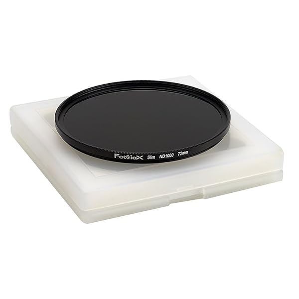 Fotodiox Fotodiox Pro 72mm 10 Stop Neutral Density Slim Filter ND1000 for Photography and Videography