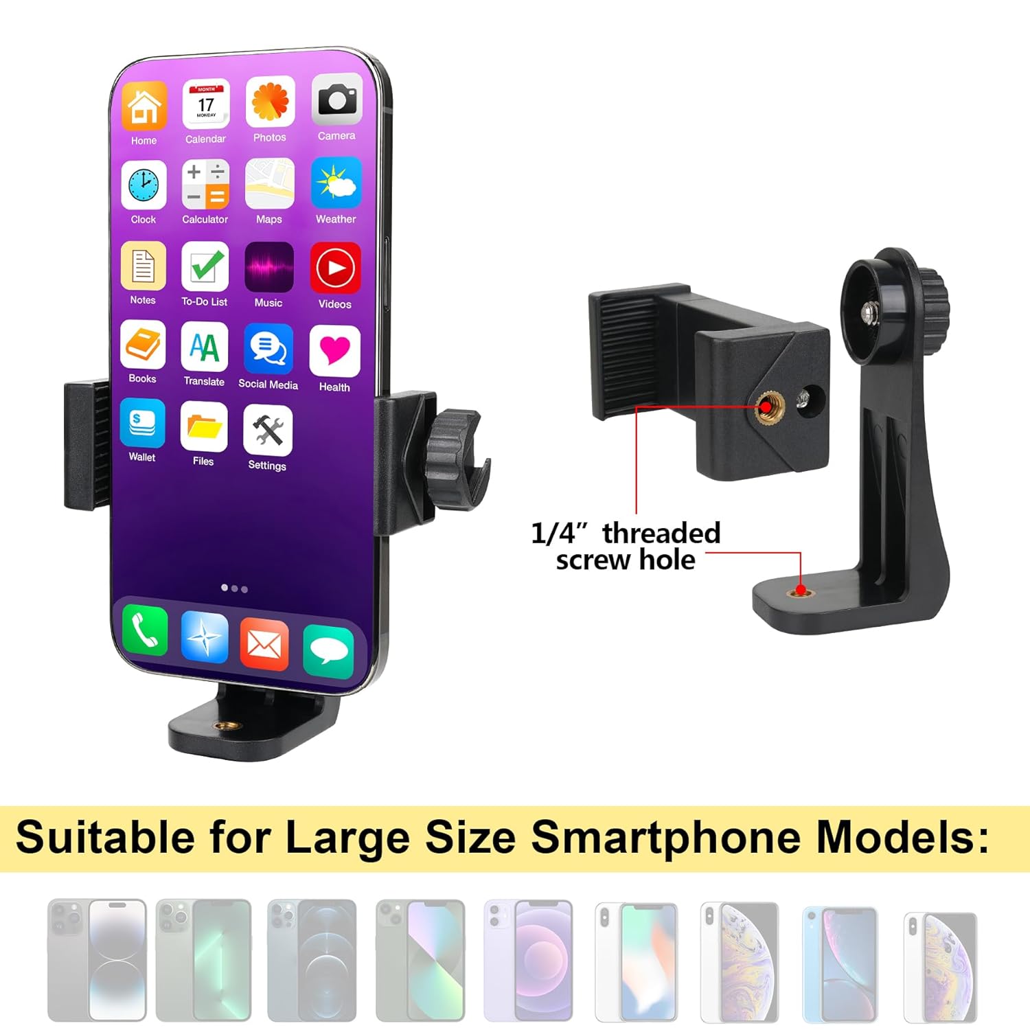 fantaseal Ergonomic Anti-Falling Smartphone Vlogging Hand Grip Stabilizer Video Kit with Safety Strap Portable Selfie Stick for iPhone Samsung - View 2 of 7