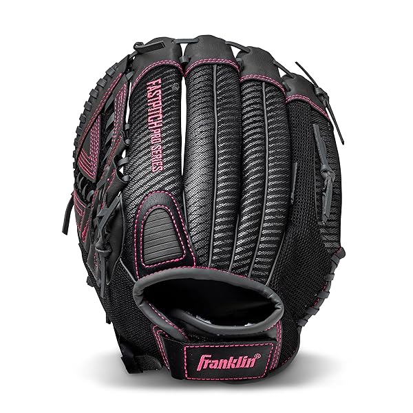 Franklin Sports "Franklin Sports Fastpitch Softball Glove - 13" Left-Handed Pink Mitt for Adults & Youth - Perfect for Infield & Outfield Play"