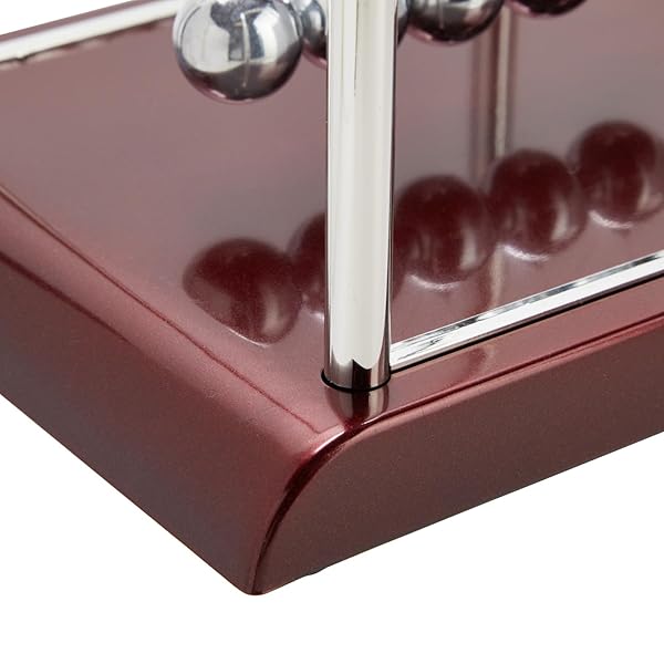 Juvale Newtons Cradle Balance Pendulum Physics Desk Toy Swinging Kinetic Balls for Home Office Decoration Stress Relief Fun Science Fidget Accessory - View 7 of 9