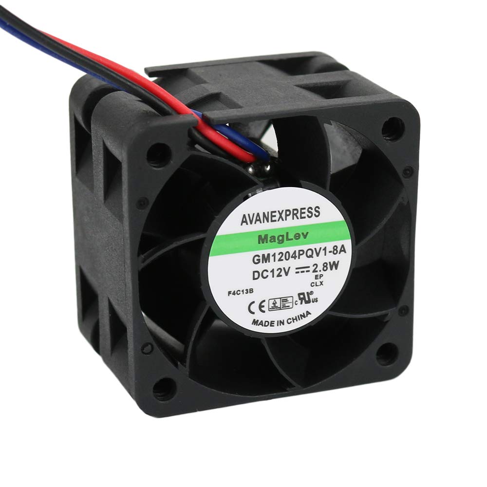 Twinkle Bay TwinkleBay 40x28mm Cooling Fan Replacement for 4028 Maglev 12V 2 Pack with 3 Pins 3 Wires Connector - View 2 of 6