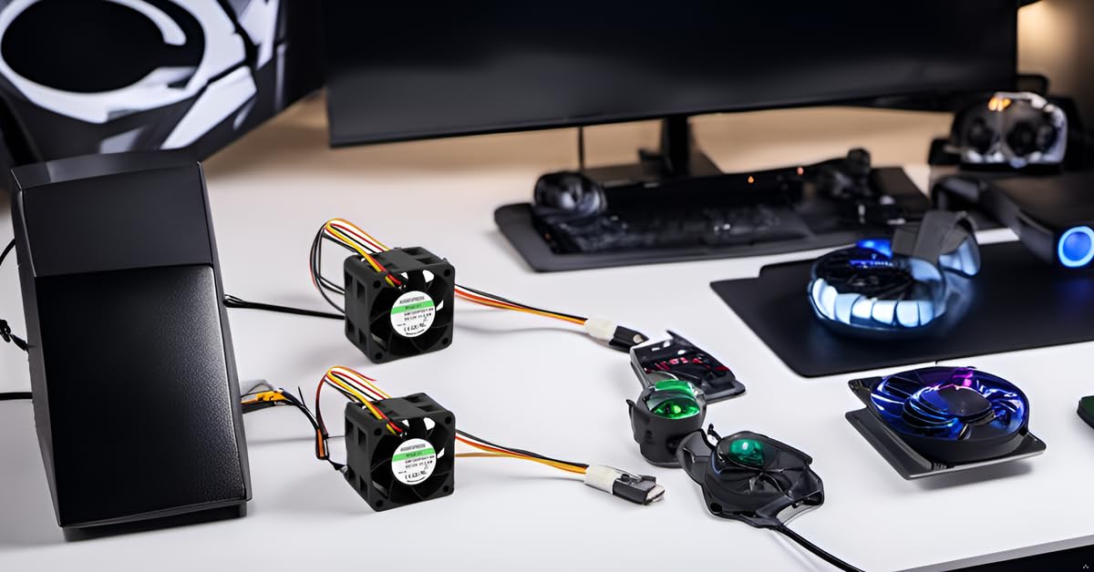 Twinkle Bay TwinkleBay 40x28mm Cooling Fan Replacement for 4028 Maglev 12V 2 Pack with 3 Pins 3 Wires Connector - View 5 of 6