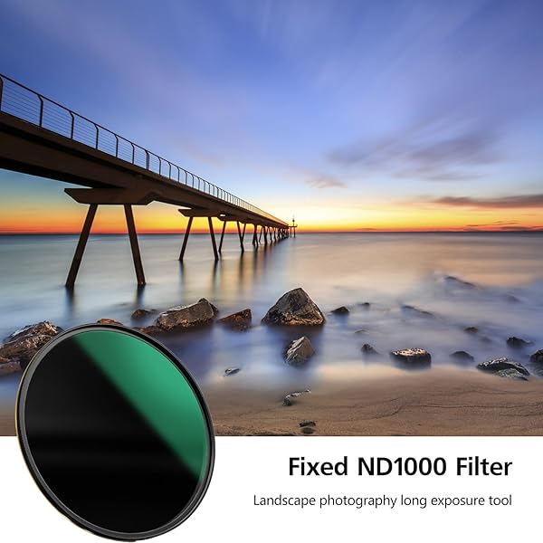 LENSKINS Buy LENSKINS 77mm ND 1000 Filter - 10 Stop Neutral Density, Multi-Coated German Optics, Weather-Sealed with Lens Cloth - View 3 of 10