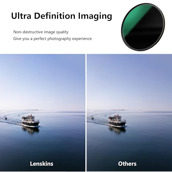 LENSKINS Buy LENSKINS 82mm ND 1000 Filter - 10 Stop Neutral Density, German Optics, Weather-Sealed, Multi-Coated with Lens Cloth - View 5 of 9