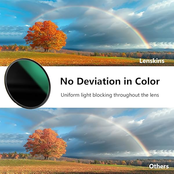 LENSKINS Buy LENSKINS 82mm ND 1000 Filter - 10 Stop Neutral Density, German Optics, Weather-Sealed, Multi-Coated with Lens Cloth - View 6 of 9