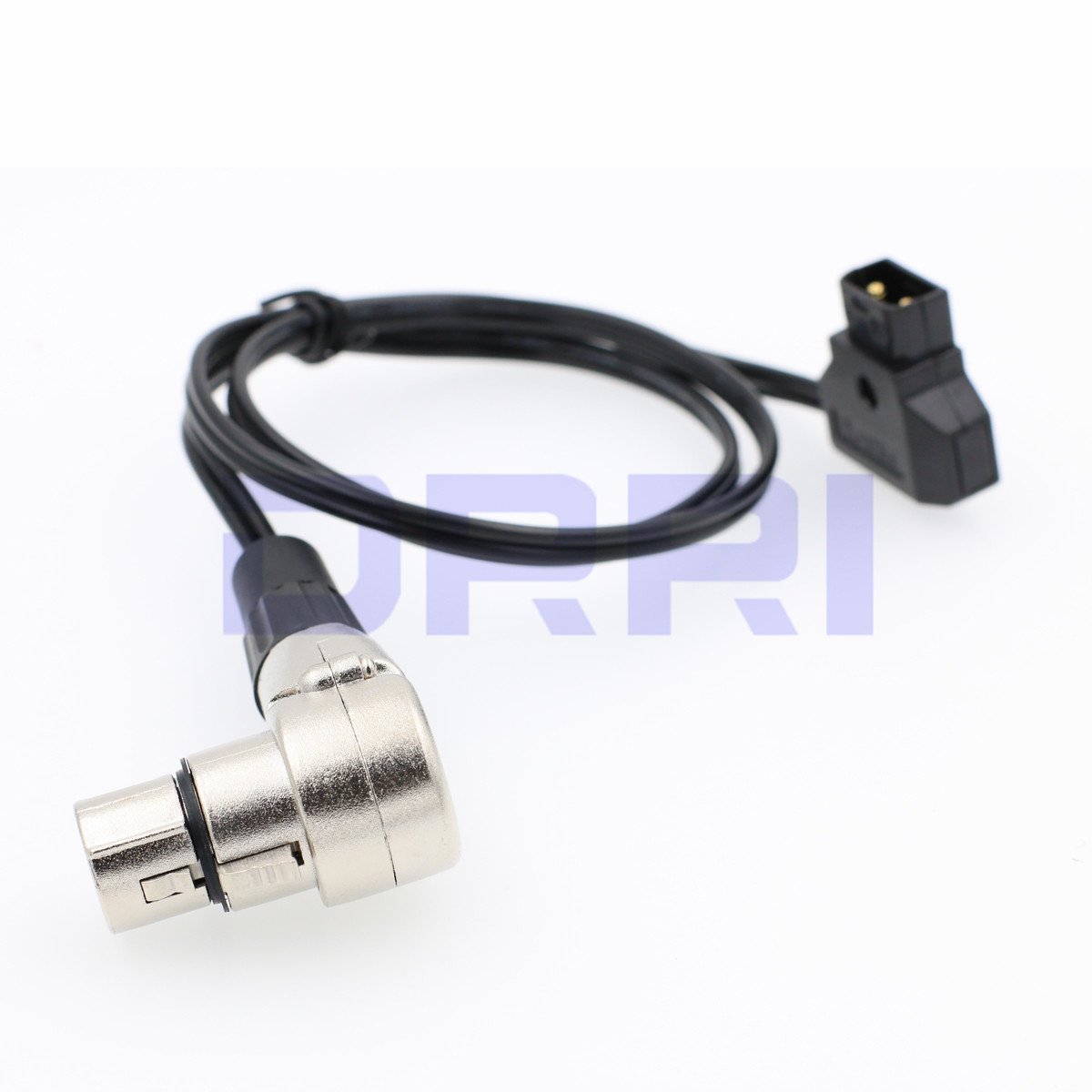 DRRI DRRI D-Tap to XLR 4-pin Female Right Angle Power Cable for DSLR Camcorders and ARRI Camera Monitors - View 2 of 4