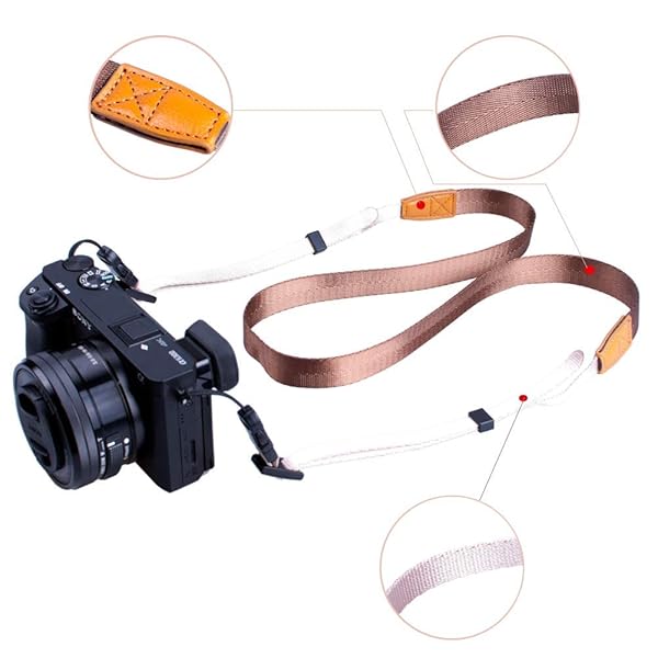 VKO VKO Quick Release Slim Camera Strap for Mirrorless & DSLR - Perfect for SLR & Medium Cameras - View 6 of 10