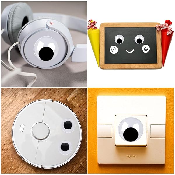 DECORA DECORA 2 Inch Wiggle Googly Eyes Self Adhesive Set of 24 for Crafts and DIY Projects - View 5 of 7