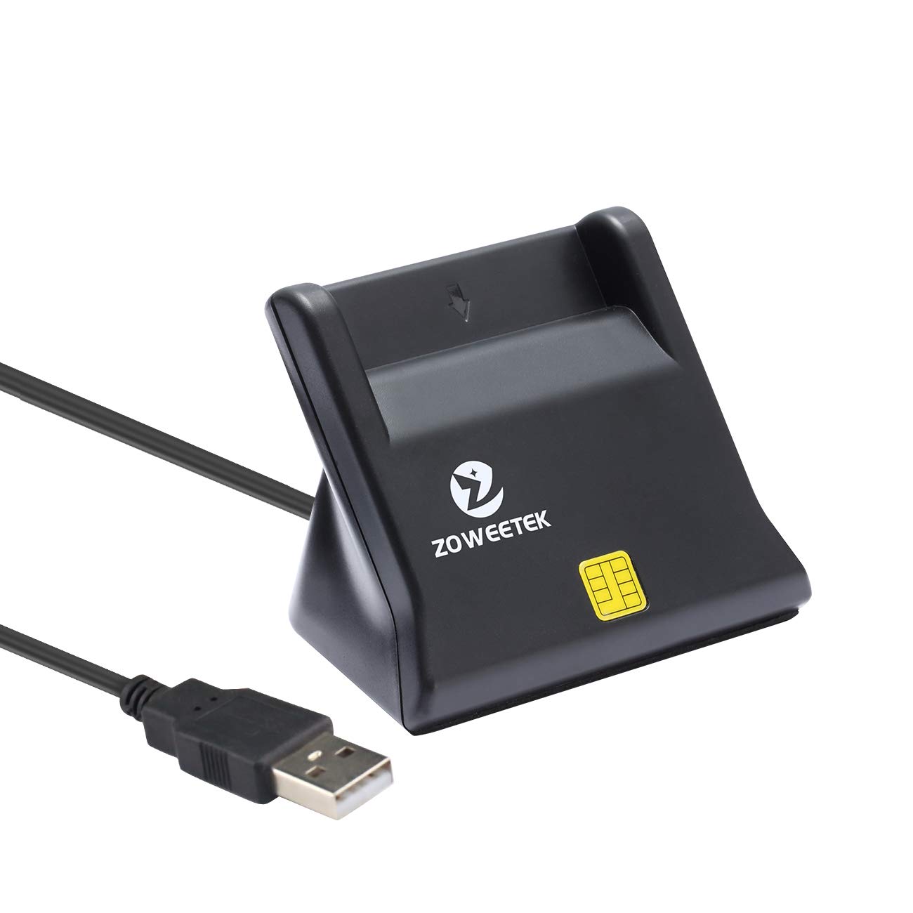 Zoweetek DOD Military USB Smart Card Reader for Windows Mac OS Linux Fast and Reliable Access