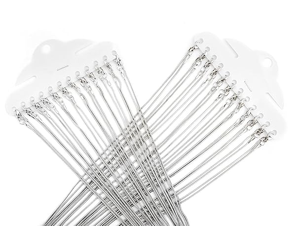 Cmidy 24pcs 24-Inch 925 Sterling Silver Plated Snake Chains for DIY Jewelry Making - Bulk Link Necklaces with Lobster Clasps - View 8 of 10