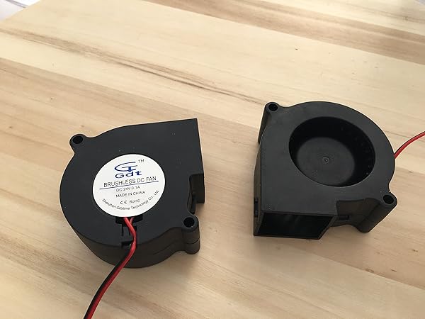 Endlessparts 2 Pieces 60mm 24V Brushless Exhaust Centrifugal Blower Fan 6028 Gdstime C36 for Efficient Cooling and Ventilation