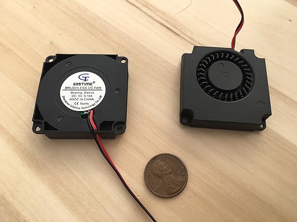 Endlessparts 2 Pieces 40mm 5V Brushless Exhaust Centrifugal Blower Fan 4010S C35 for Efficient Cooling