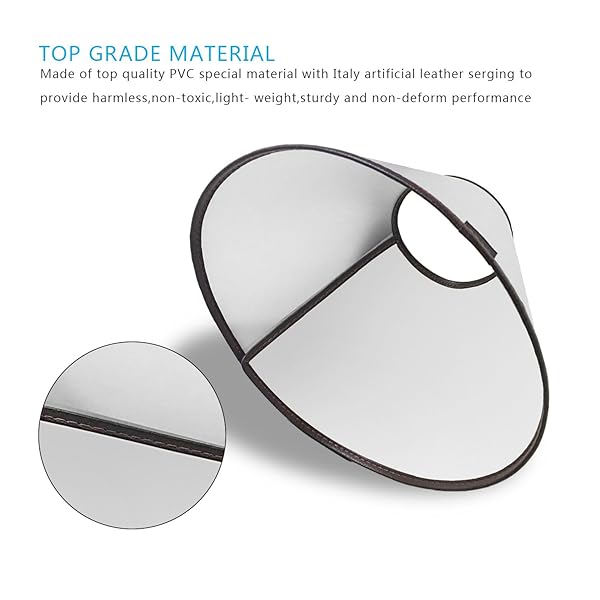 Felicey Adjustable Dog Elizabeth Collar Felicey Soft Edge Recovery Cone for Anti-Bite Lick Surgery Wound Healing XXXXl - View 4 of 7