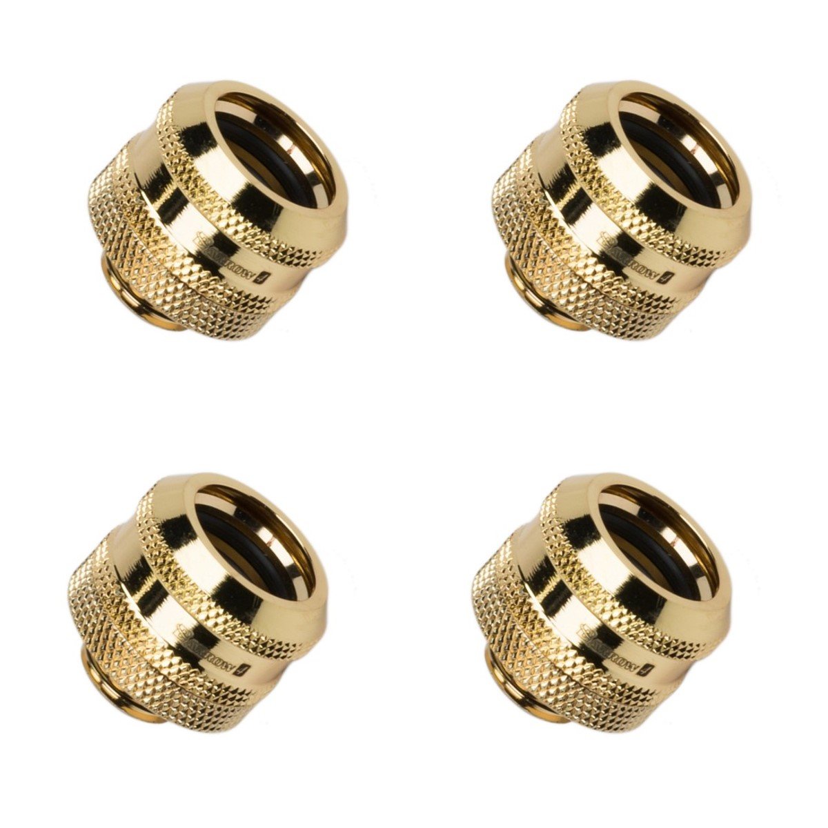 Barrow G1/4 to 16mm Hard Tubing Compression Fitting Gold 4 Pack for Efficient Water Cooling Systems