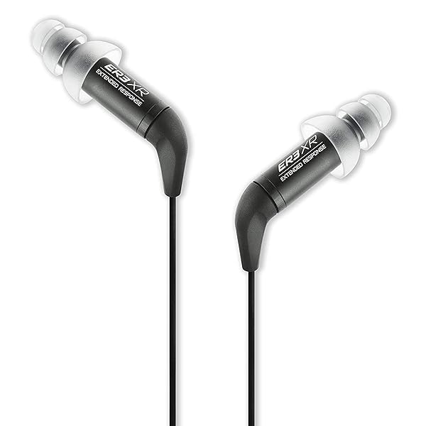 Etymotic Discover Etymotic ER3XR Extended Response Earphones in Black - Superior Sound Quality & Comfort